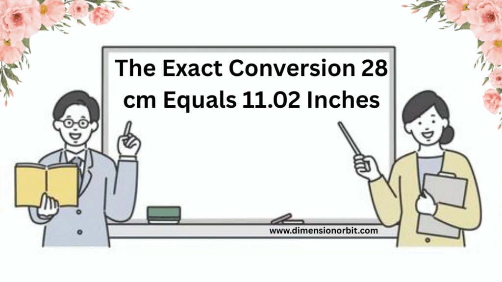 The Exact Conversion 28 cm Equals 11.02 Inches