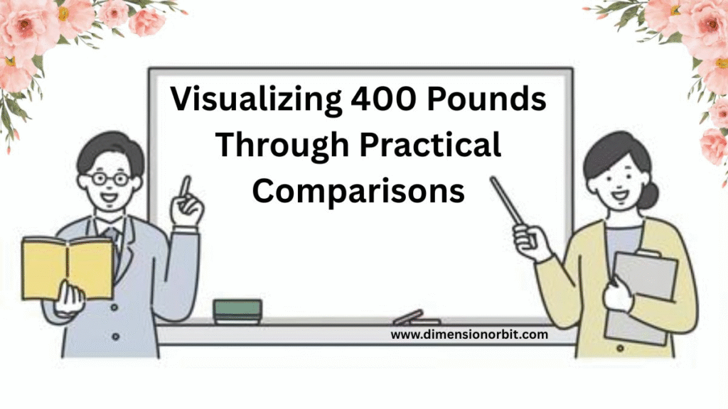 Visualizing 400 Pounds Through Practical Comparisons