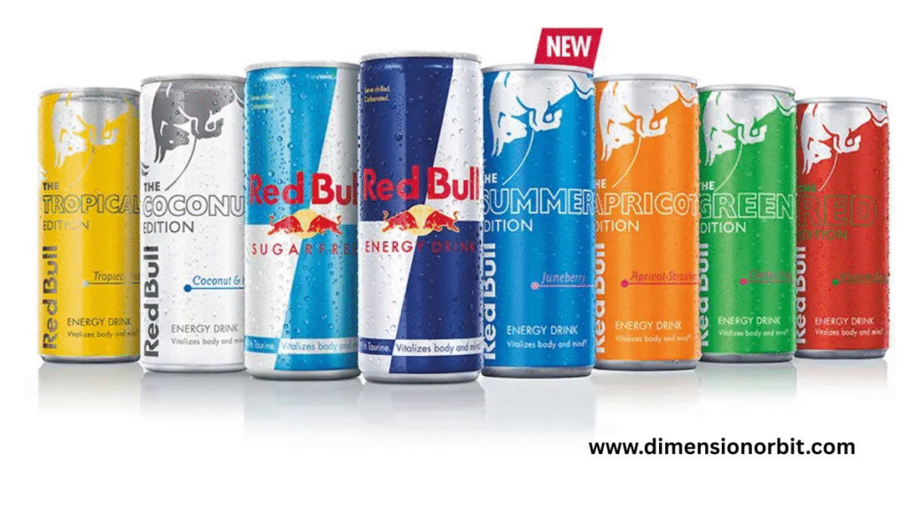 Official Red Bull Can Sizes Around the World