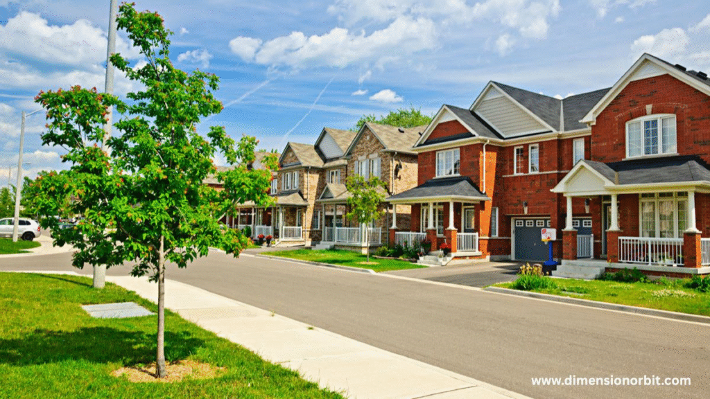 The Width of a Small Residential Street