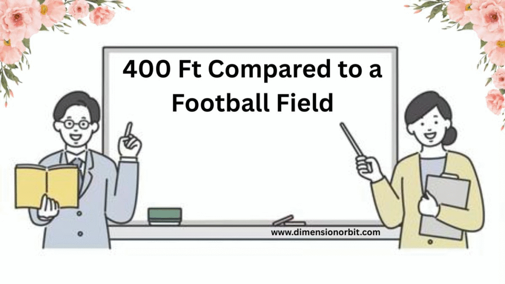 400 Ft Compared to a Football Field