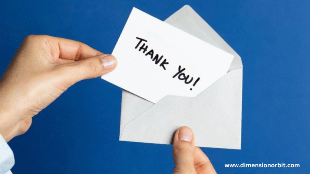 Standard Thank You Card Sizes