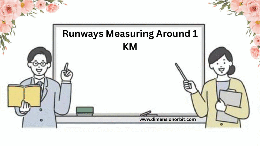 Runways Measuring Around 1 KM