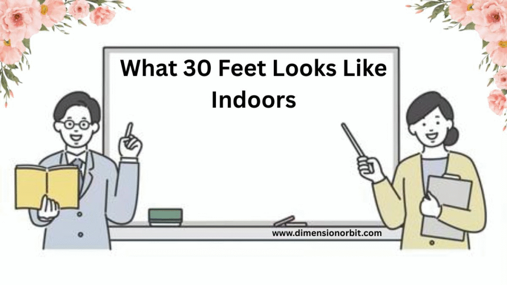 What 30 Feet Looks Like Indoors