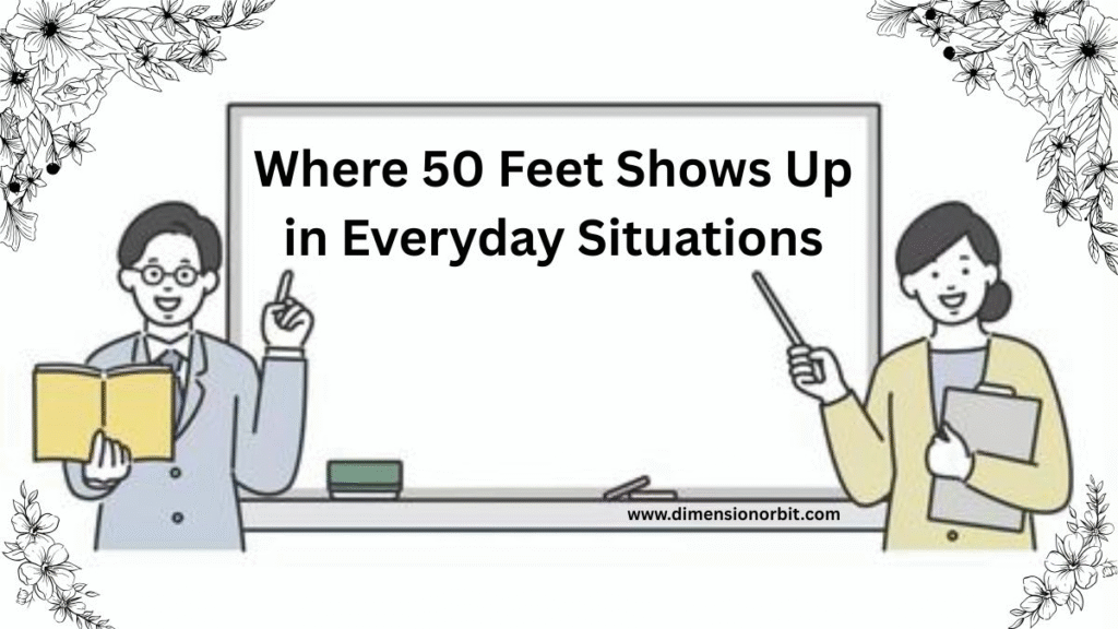 Where 50 Feet Shows Up in Everyday Situations