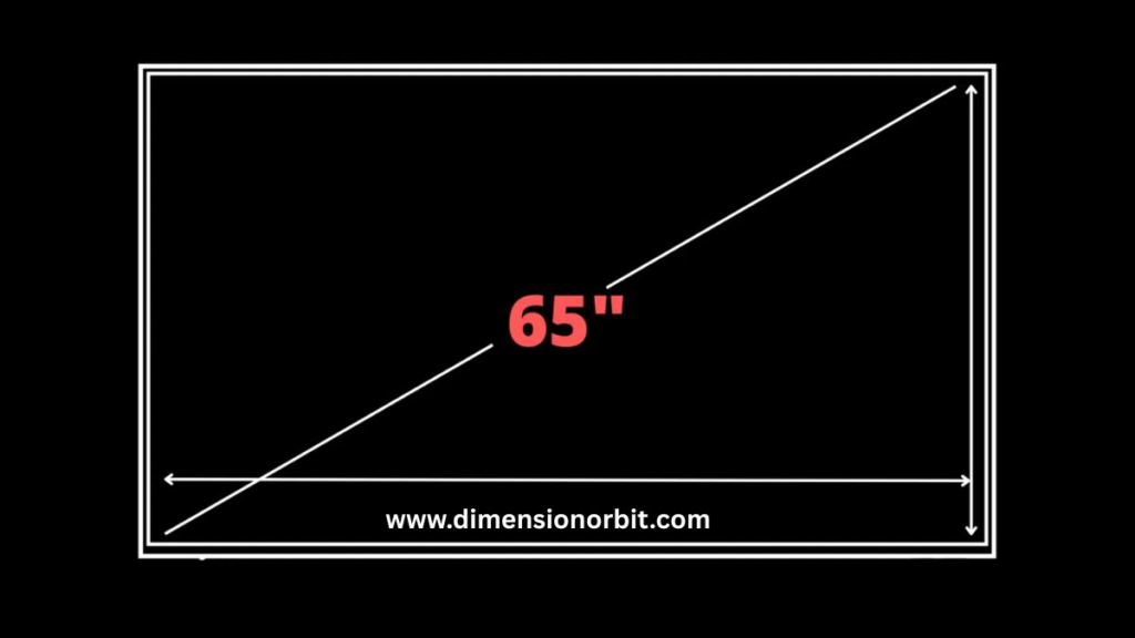 Exact 65 Inch TV Dimensions Without the Stand