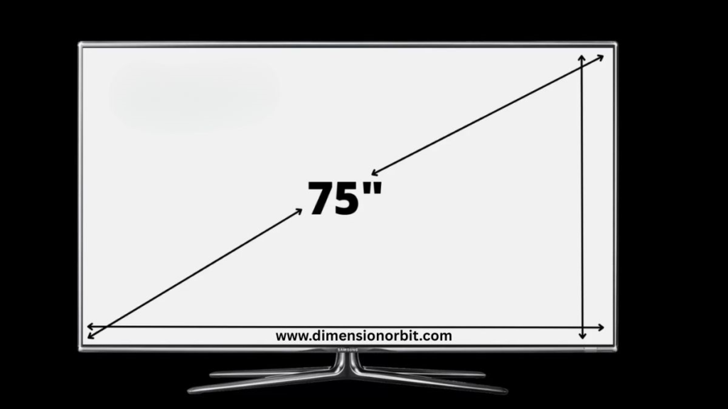 75 Inch TV Dimensions With Stand