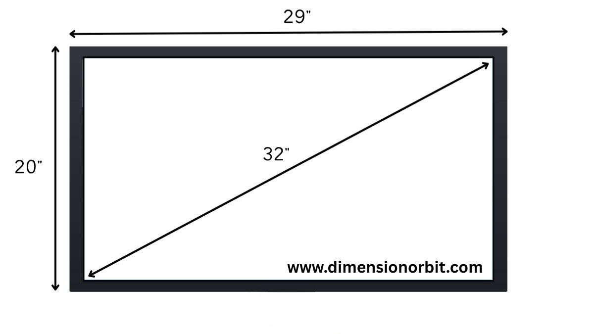 How Big Is a 32 Inch TV? - Dimension Orbit