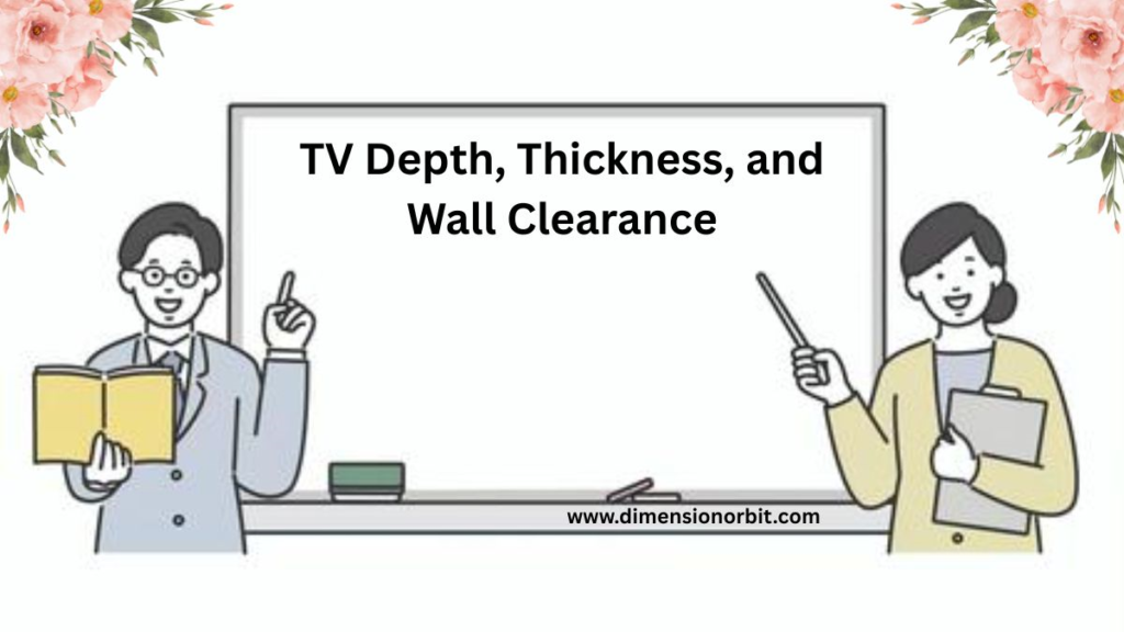 TV Depth, Thickness, and Wall Clearance