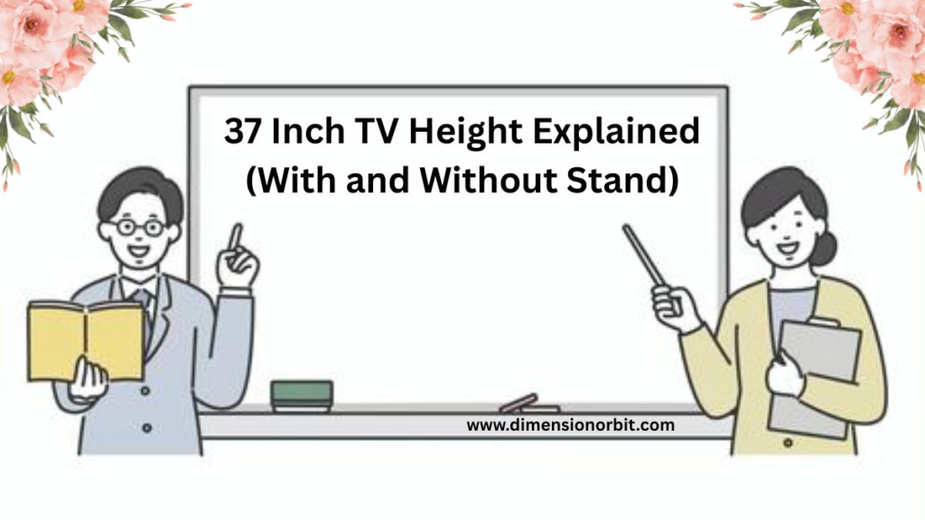 37 Inch TV Height Explained (With and Without Stand)