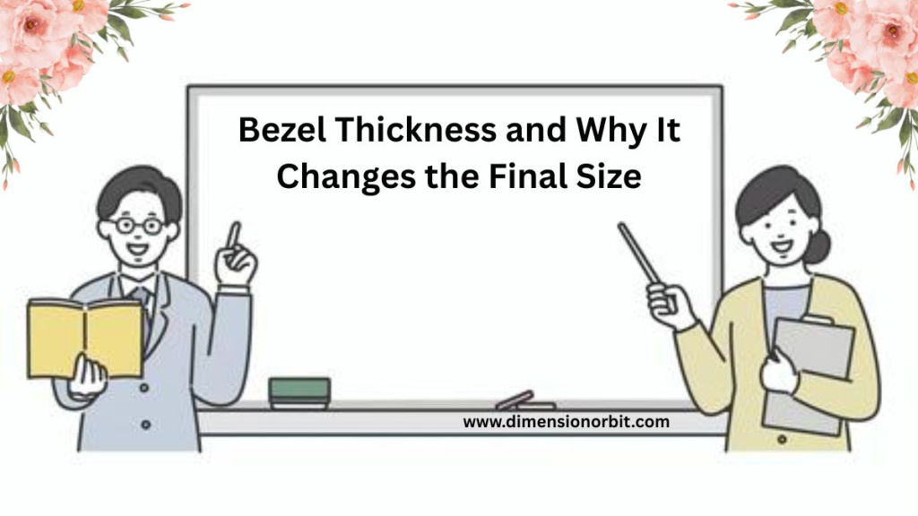 Bezel Thickness and Why It Changes the Final Size