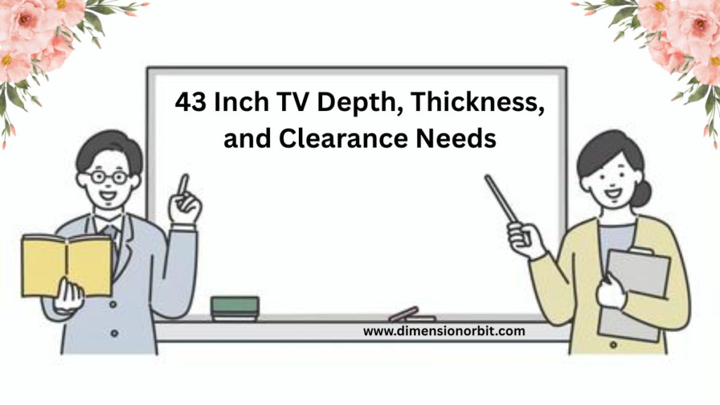 43 Inch TV Depth, Thickness, and Clearance Needs