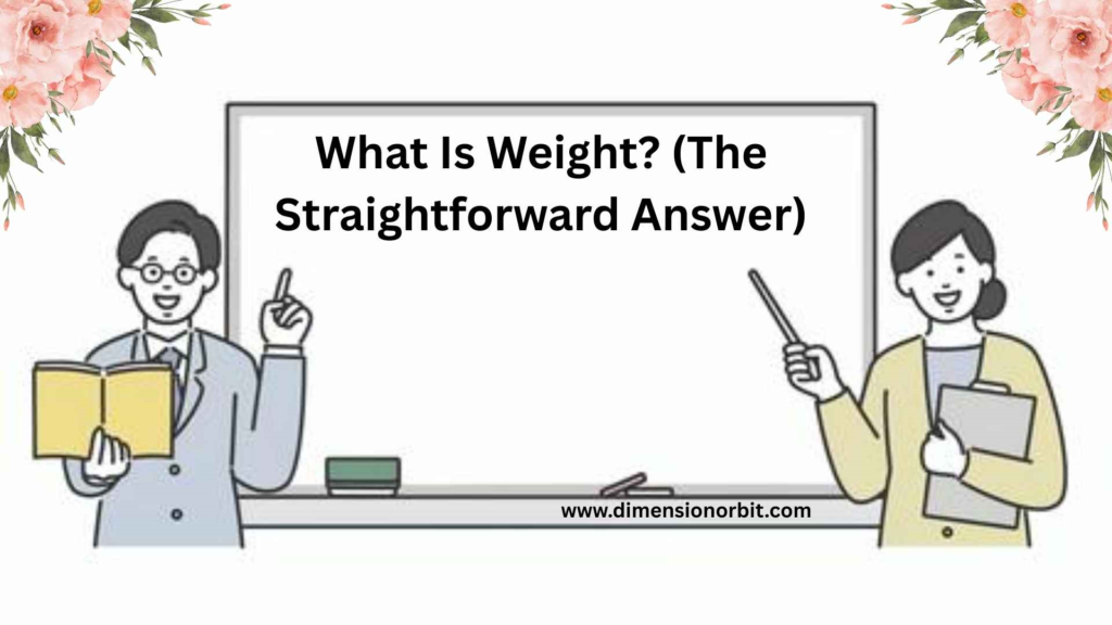 What Is Weight? (The Straightforward Answer) 