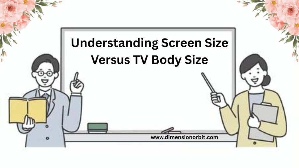 Understanding Screen Size Versus TV Body Size