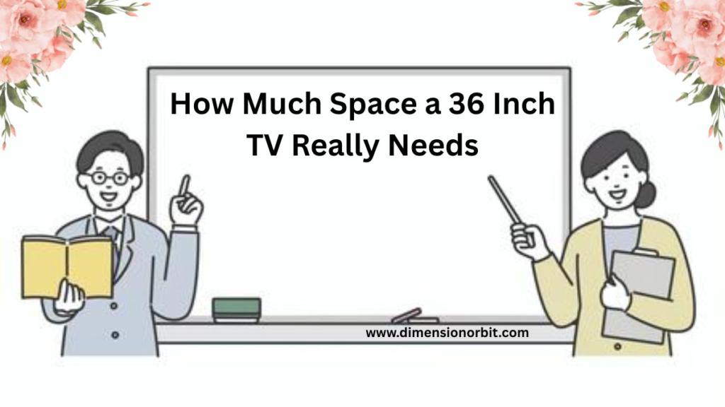 How Much Space a 36 Inch TV Really Needs