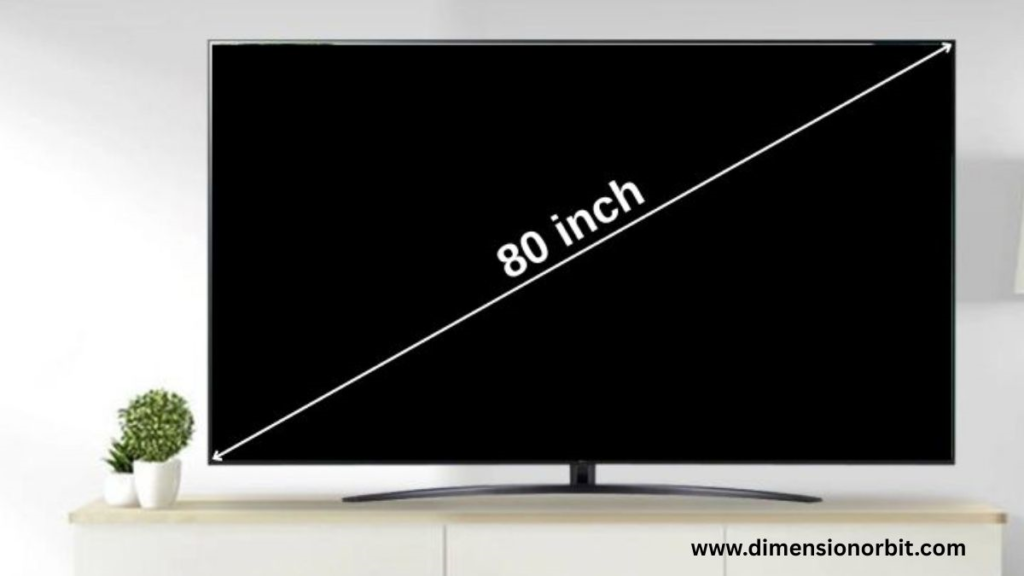What an 80 Inch TV Size Really Means