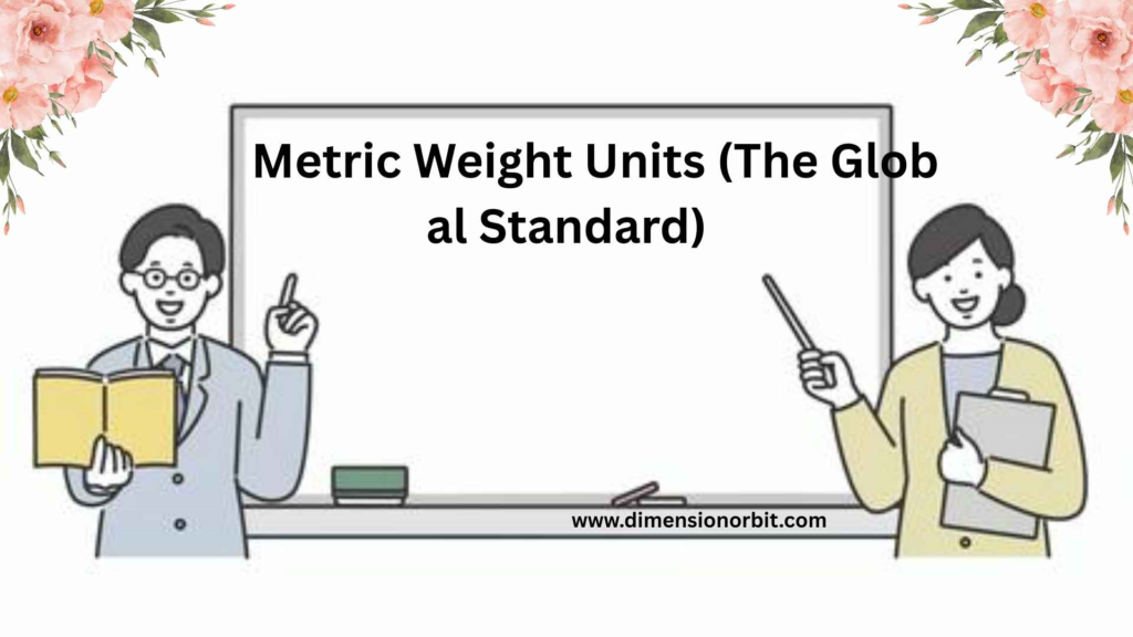 Metric Weight Units (The Global Standard)