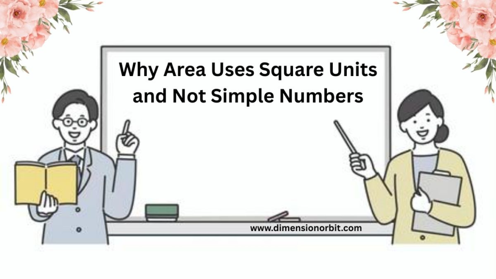 Why Area Uses Square Units and Not Simple Numbers