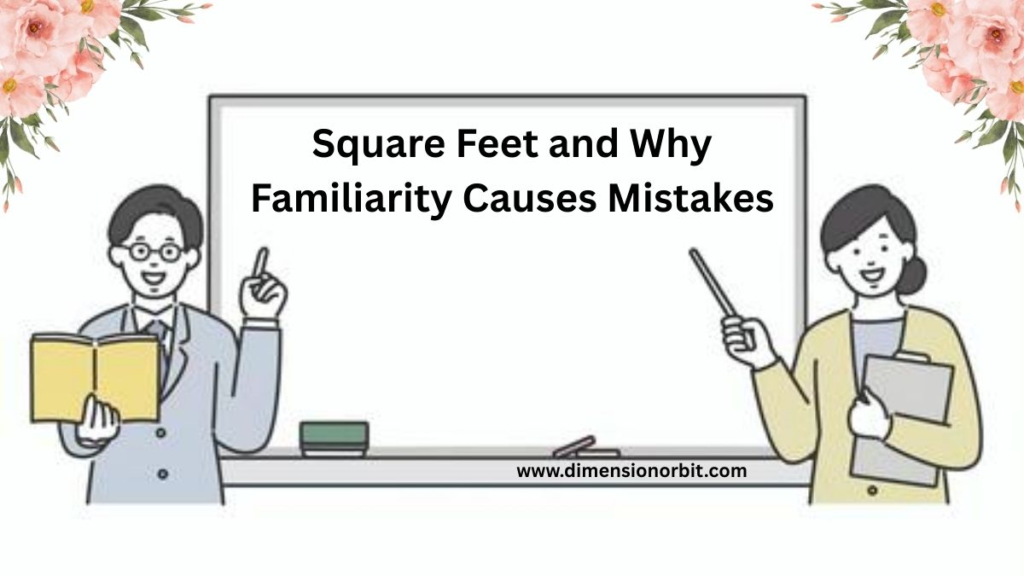Square Feet and Why Familiarity Causes Mistakes