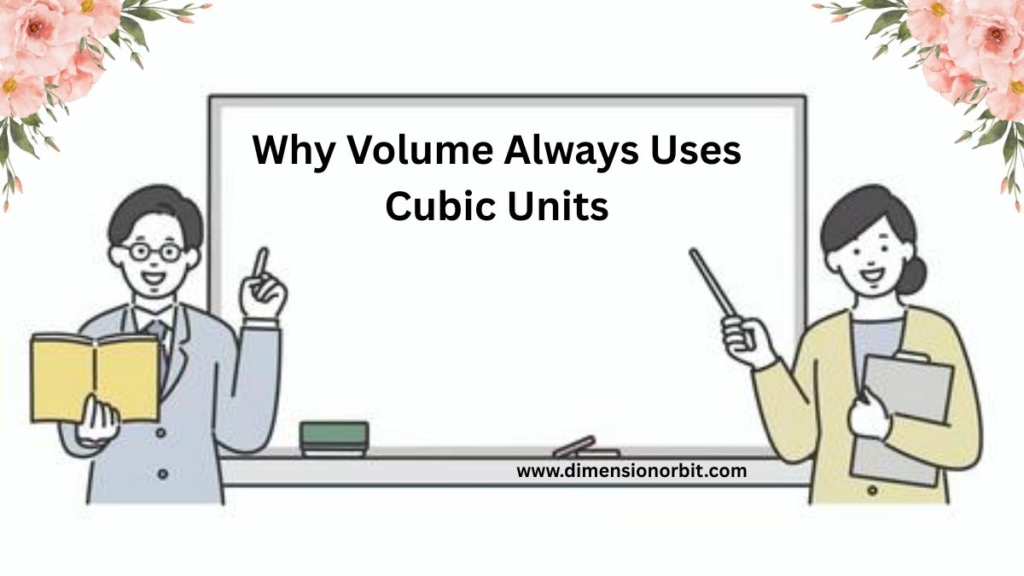 Why Volume Always Uses Cubic Units