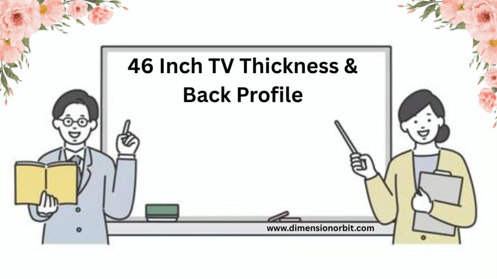 46 Inch TV Thickness & Back Profile