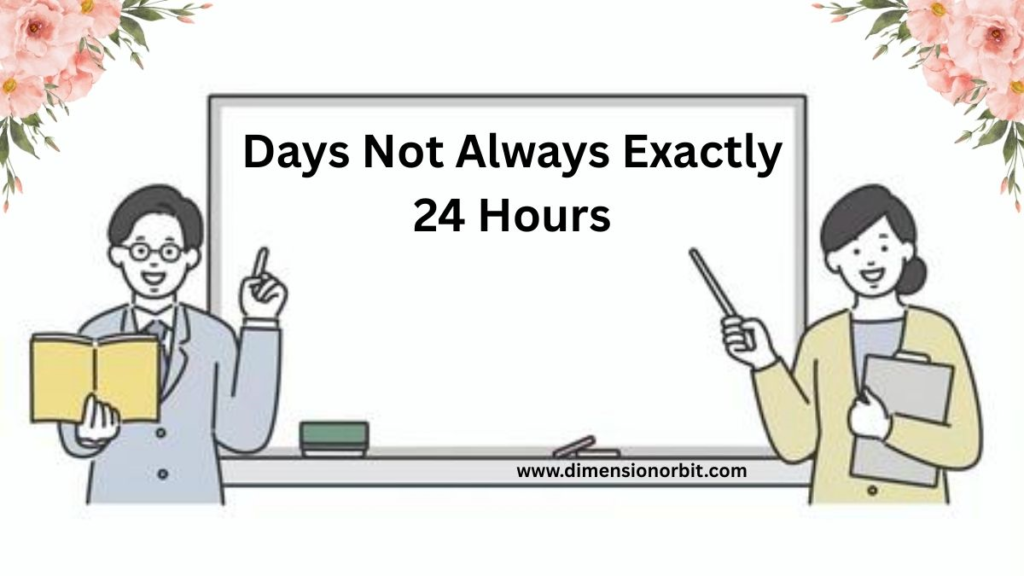 Days Not Always Exactly 24 Hours