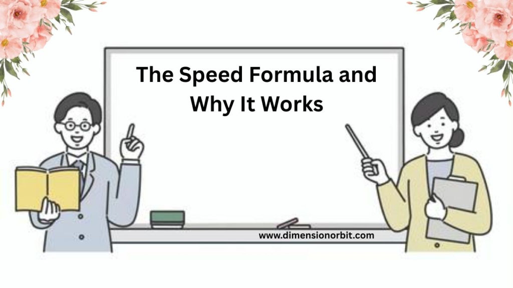 The Speed Formula and Why It Works
