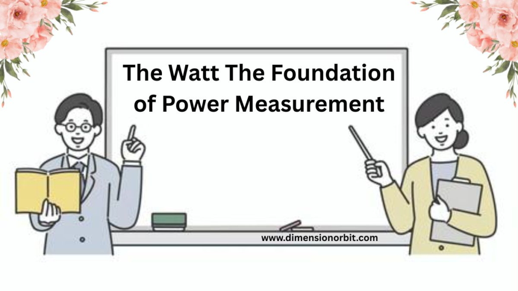 The Watt The Foundation of Power Measurement
