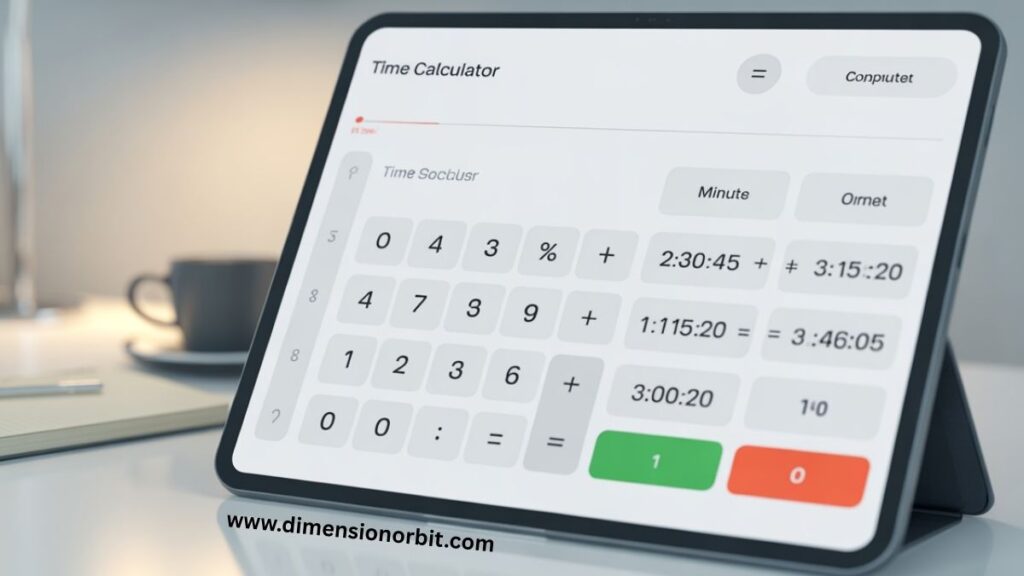 Time calculator A Practical Guide to Measurement