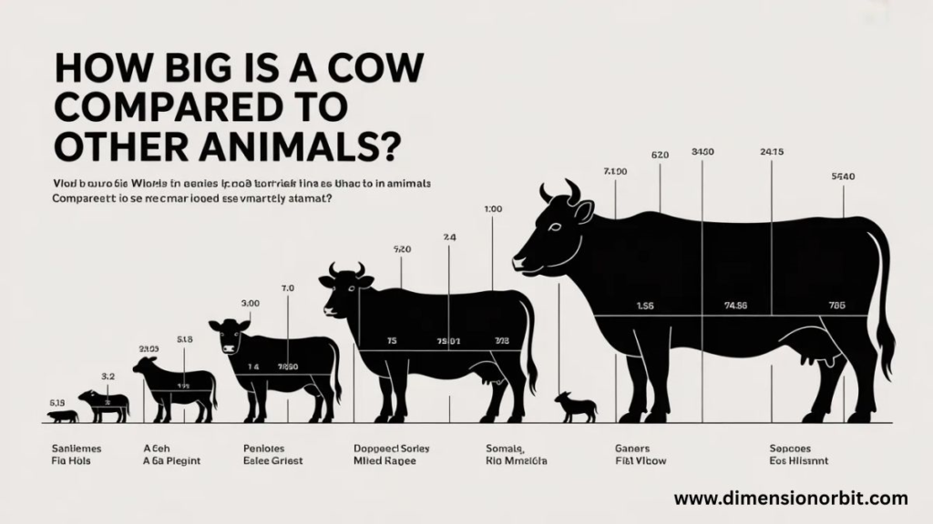 How Big Is a Cow Compared to Other Animals?