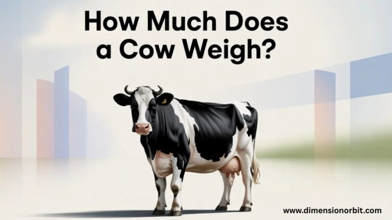 How Much Does a Cow Weigh?