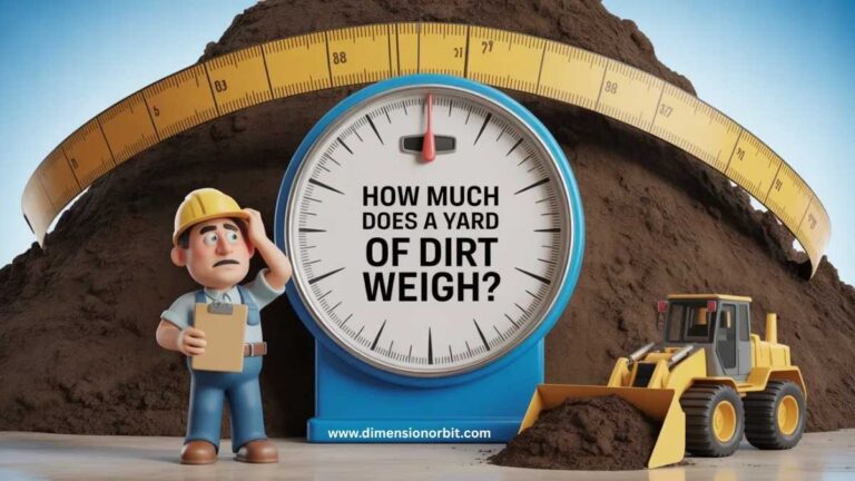How Much Does a Yard of Dirt Weigh?